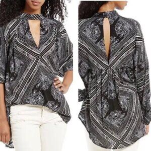 Free People Walking on a Dream Tunic Top Shirt Large